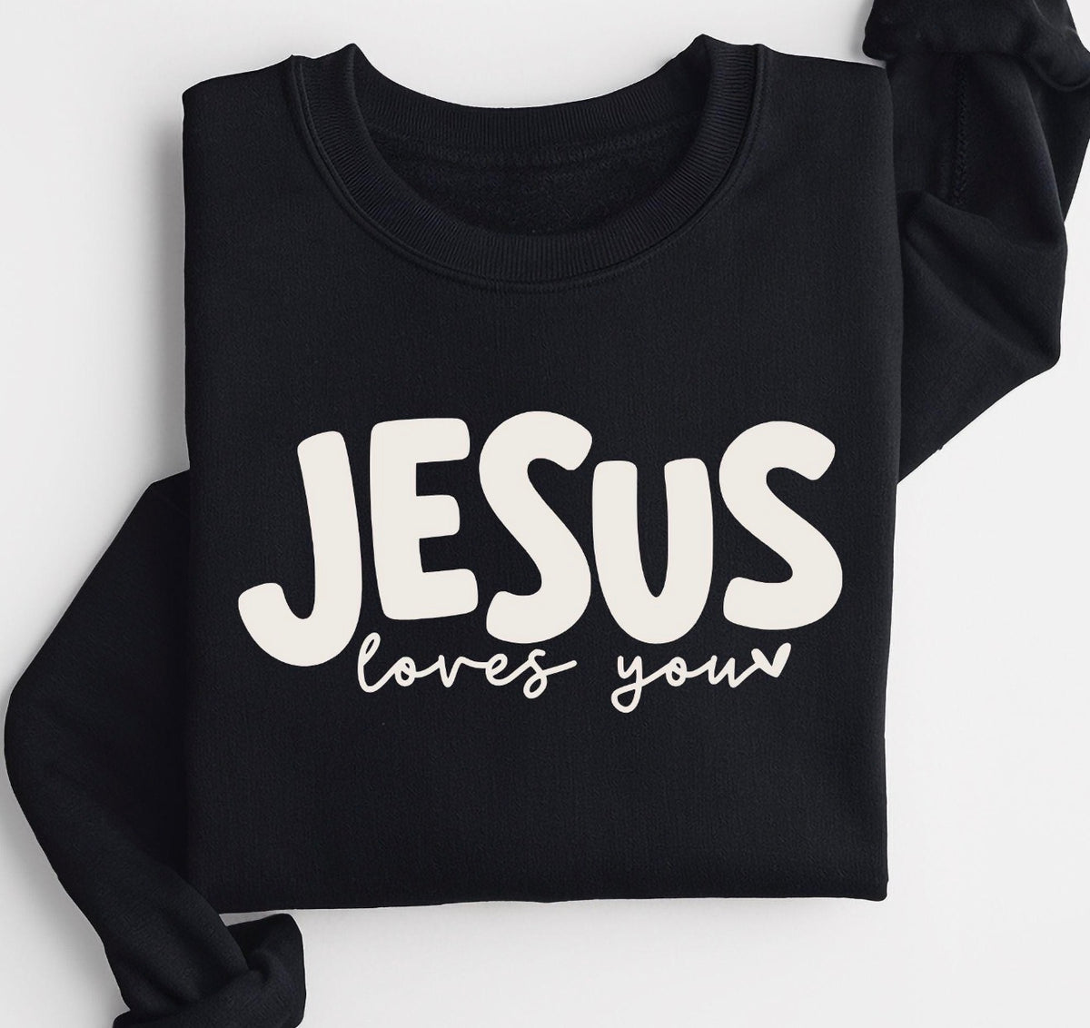 Jesus loves you - white or pink letters