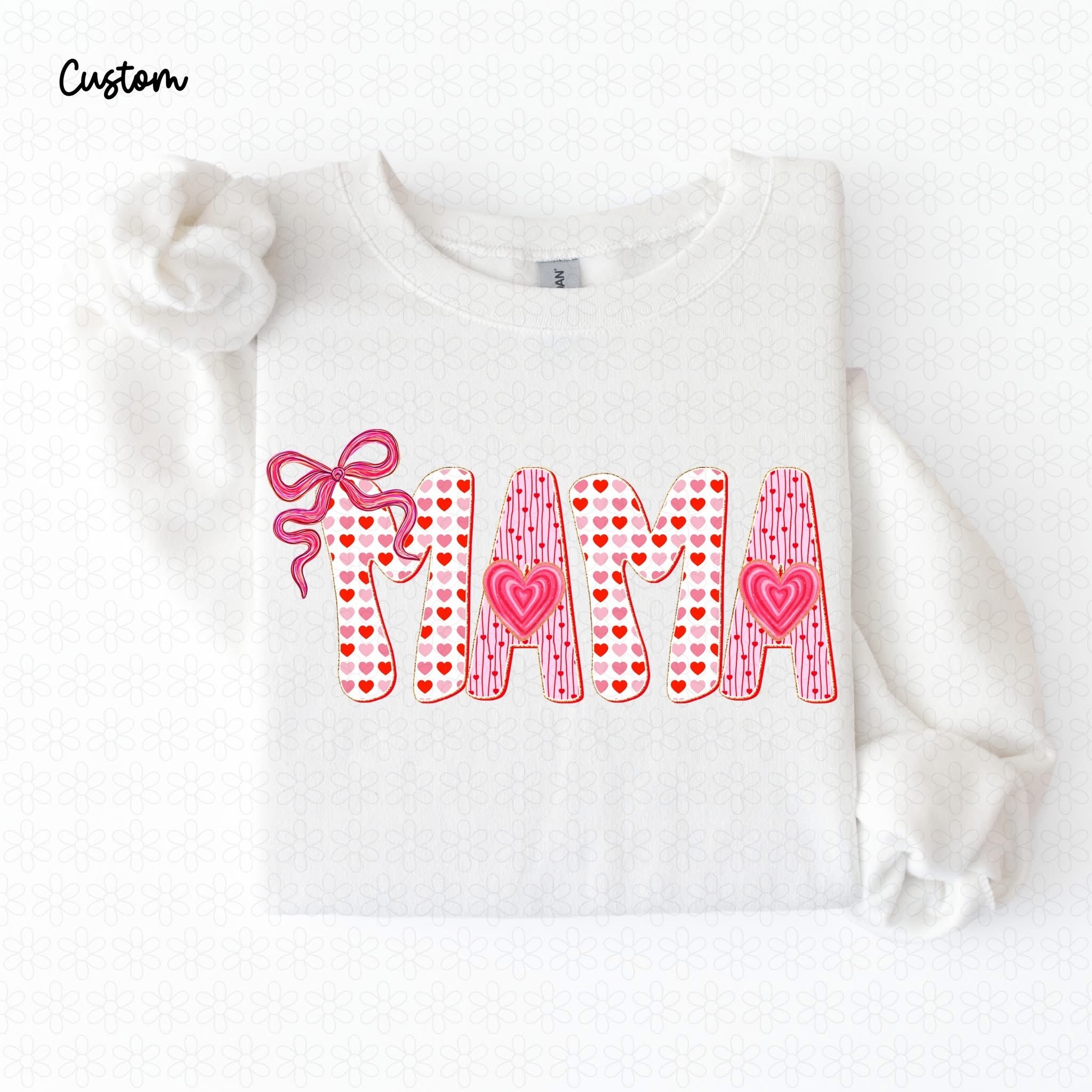 Pink Heart FONT- custom