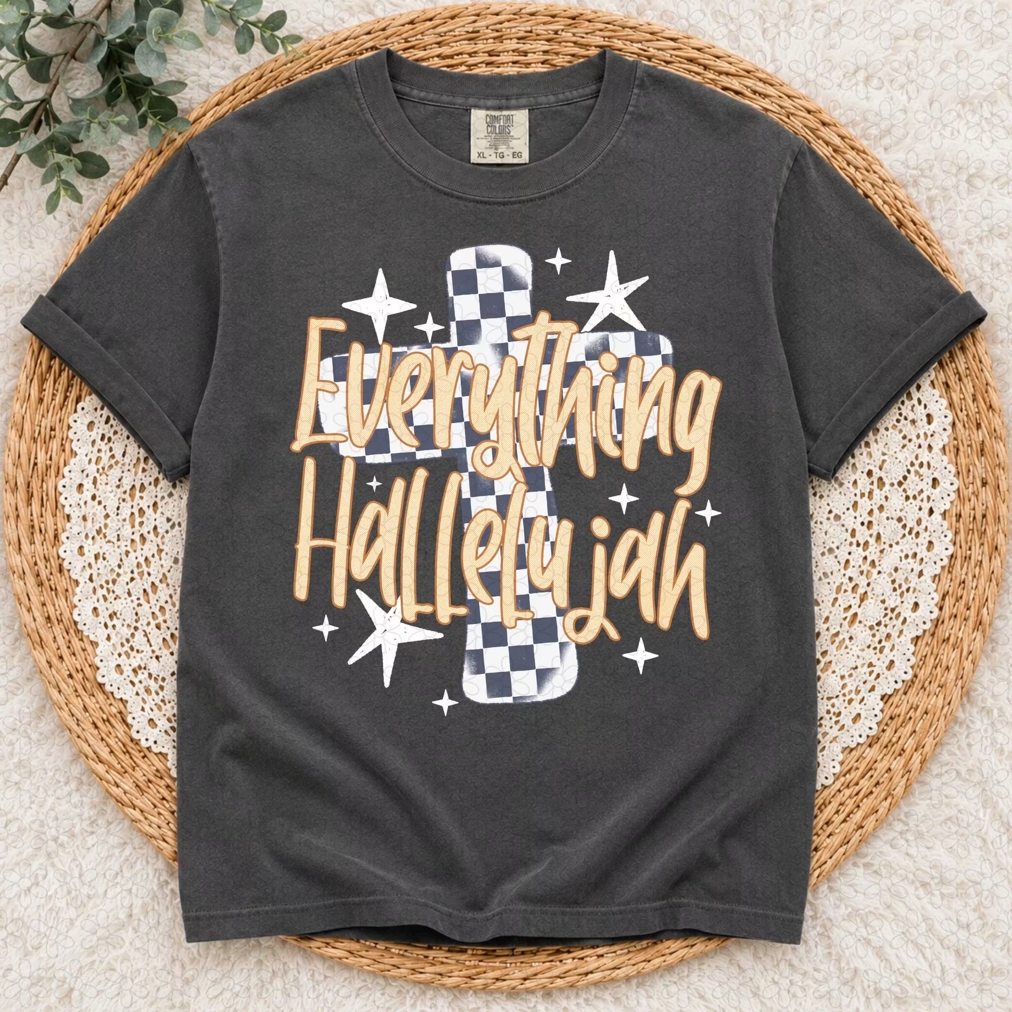 Everything hallelujah checkered