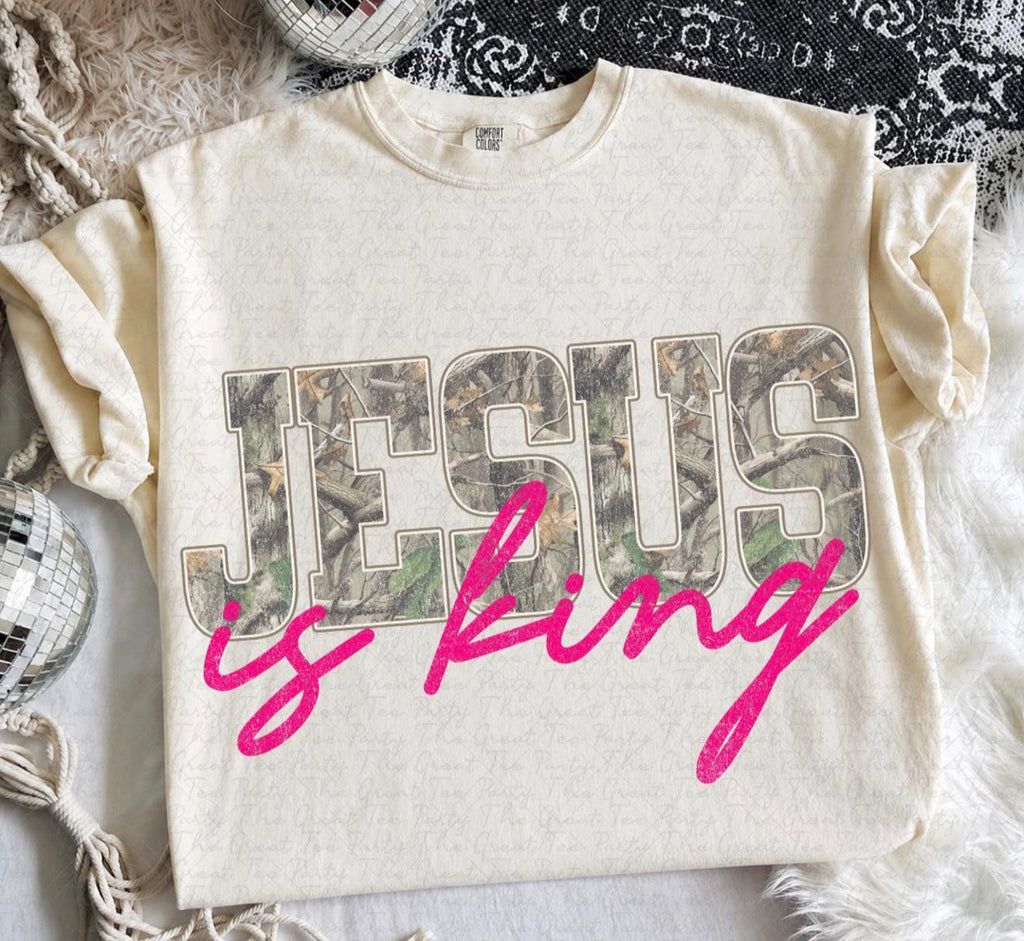 Jesus is king camo