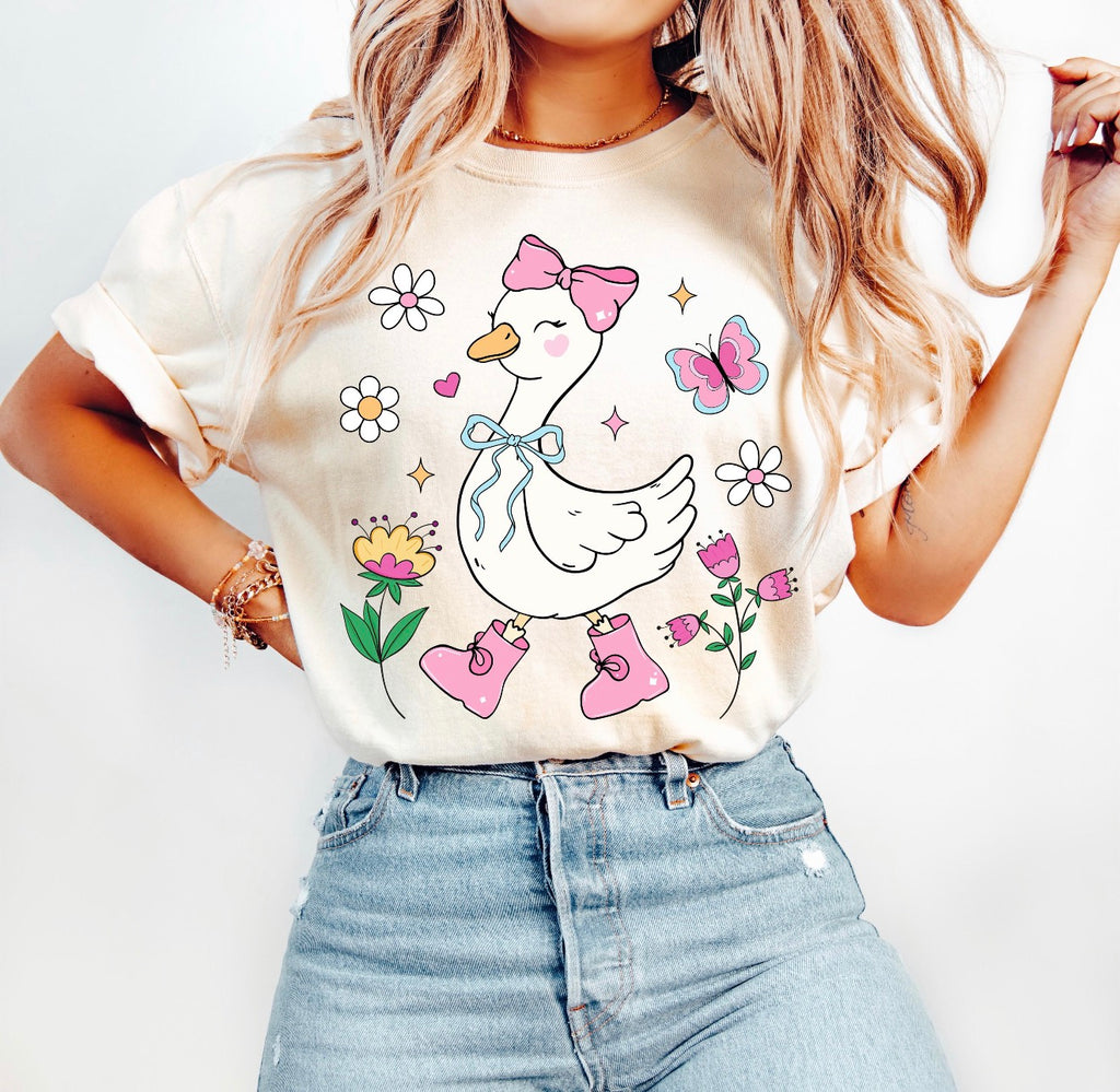 Spring Floral Goose