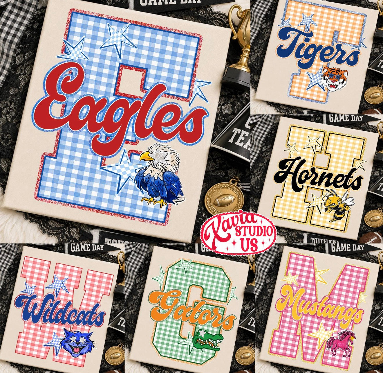 Custom Team Gingham