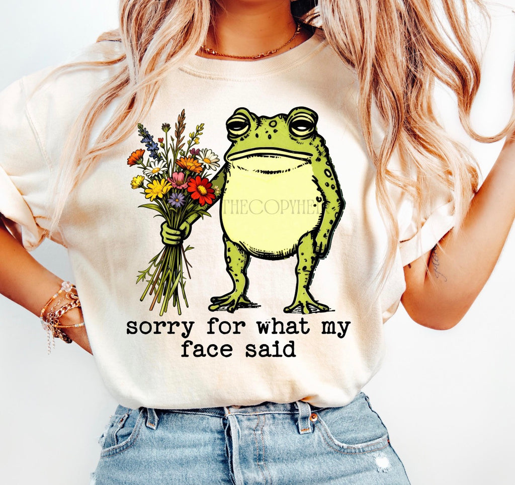 Frog- sorry for my face