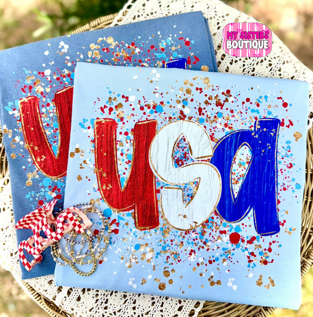 USA splattered