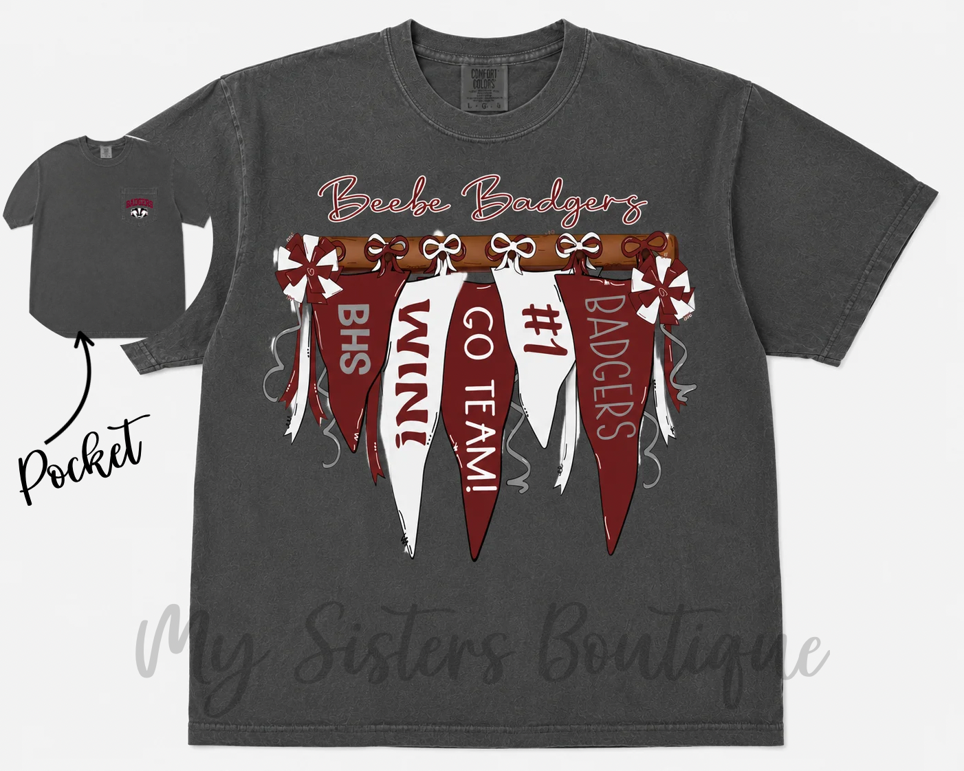Beebe Badger flags