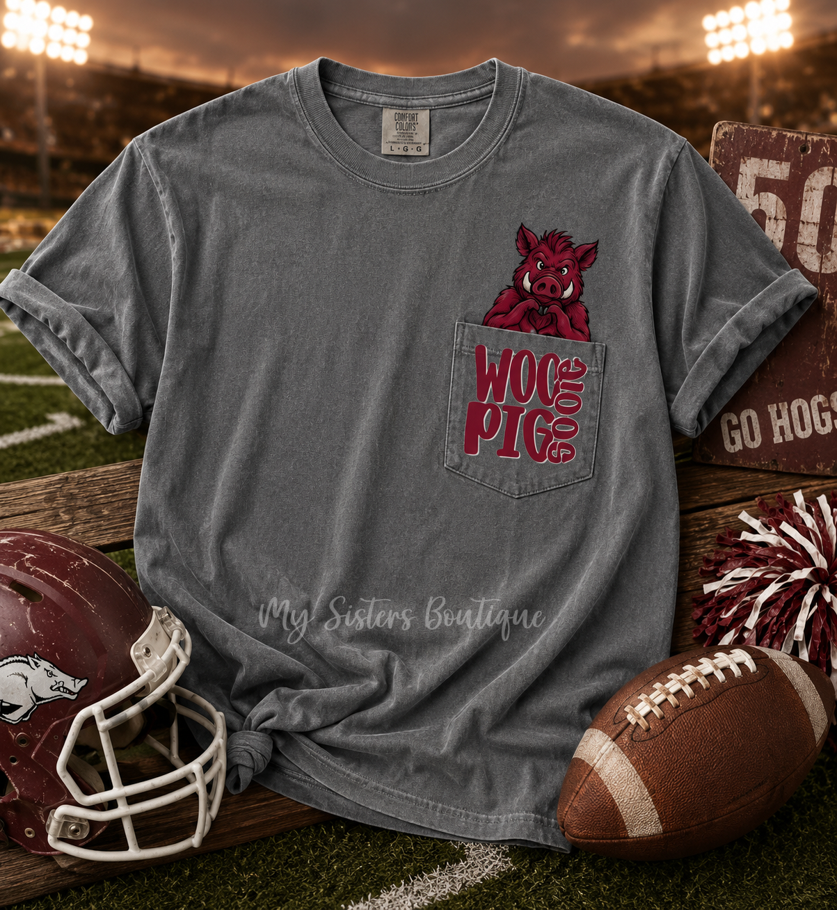 Woo Pig pocket - custom team in notes