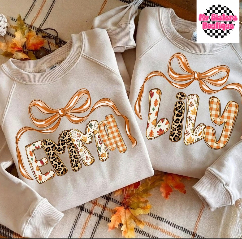 Custom Fall Names